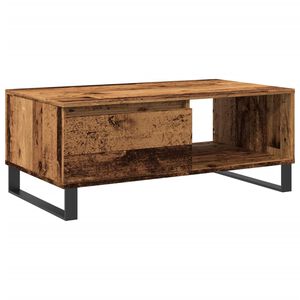 vidaXL Kavos staliukas, medienos, 90x50x36,5cm, apdirbta mediena