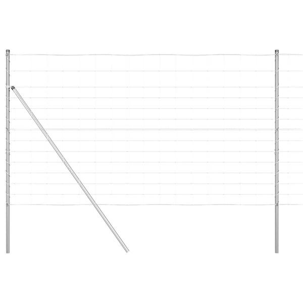 vidaXL Tvorelės stulpas Cinkuotas 25 x 1,4 m Plienas