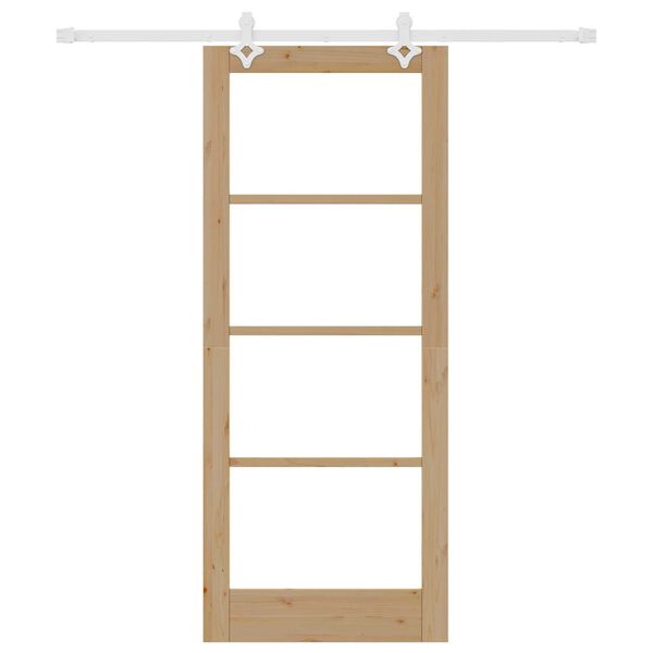 vidaXL Slankios durys Natūrali 83 x 202 cm