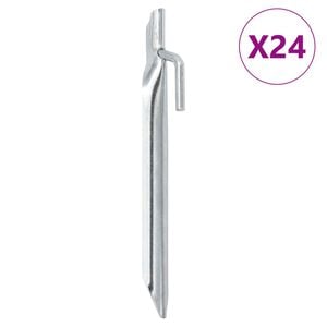 vidaXL Palapinės kai&scaron;čiai, 24vnt., 17cm, skersmuo 20mm, V forma