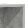 vidaXL Prie sienos montuojama TV spintelė, betono, 37x37x107cm, MDP
