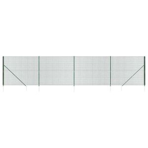 vidaXL Vielinė tinklinė tvora su smaigais, žalios spalvos, 2,2x10m