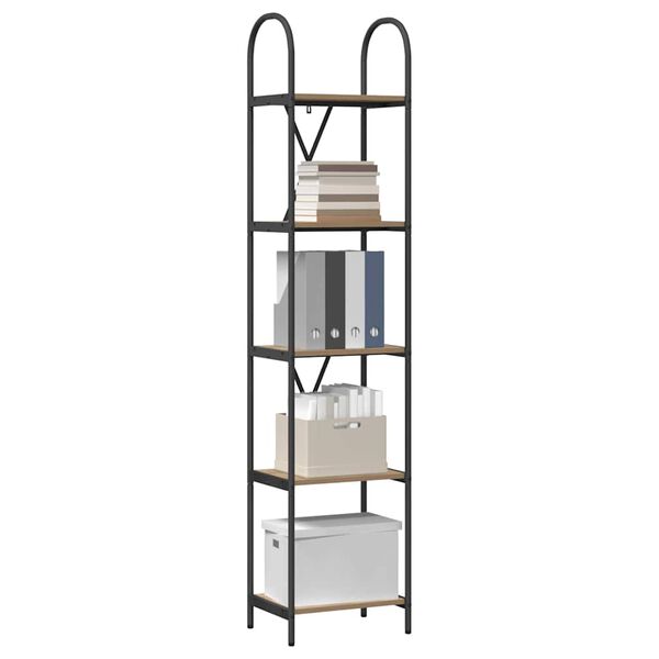 vidaXL Knygų lentyna Amatininkų ąžuolas 40 x 30 x 183 cm