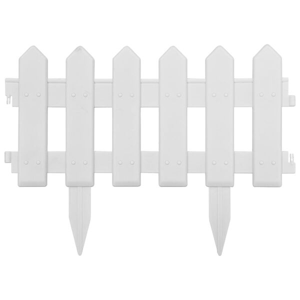 vidaXL Vejos pertvaros, 25vnt., baltos spalvos, 10m, PP