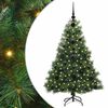 vidaXL Dirbtinė Kalėdų eglutė su 150 LED Žalia 120 cm PE ir PVC
