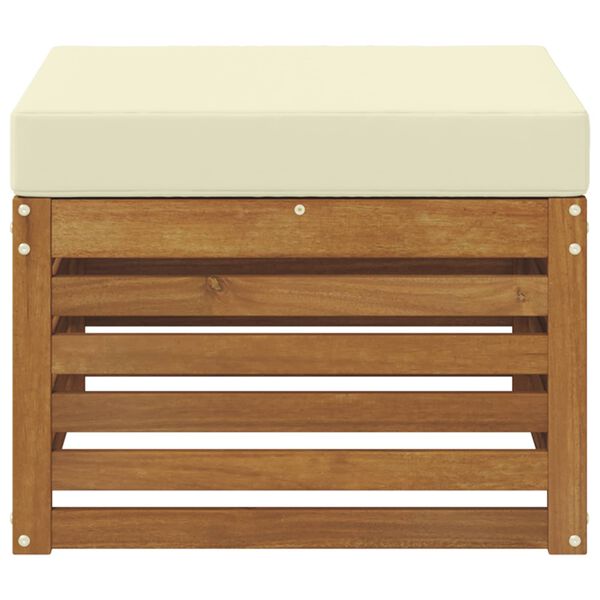 vidaXL Lauko pakojis Kietos akacijos mediena Natūrali