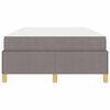 vidaXL Lovos rėmas su čiužiniu Taupe 120 x 190 cm audinys