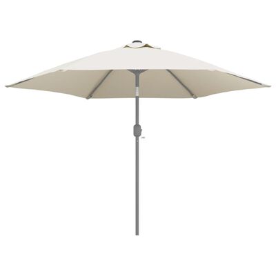 vidaXL Pakaitinis audinys lauko skėčiui nuo saulės, baltas, 300cm