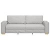 vidaXL Trivietė sofa, debesų pilka, 180 cm, audinys