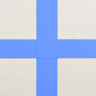 vidaXL Pripučiamas gimnastikos kilimėlis, mėlynas, 500x100x15cm, PVC