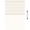 vidaXL zebrinės žaliuzės 110x150 cm audinio plotis 105,9cm poliesteris