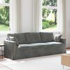 vidaXL Sofa Tamsiai pilka 228 x 78 x 80 cm Aksomas