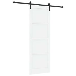 vidaXL Slankios durys Balta ir juoda 83 x 232 cm
