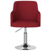 vidaXL Baro taburetė, raudonojo vyno spalvos, audinys