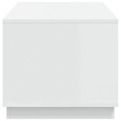 vidaXL Kavos staliukas, baltos spalvos, 102x50x44cm, apdirbta mediena
