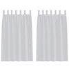 vidaXL Voile Užuolaida 2 vnt. &Scaron;viesiai pilka 175 x 140 cm Poliesteris