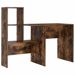 vidaXL Stalas Rūkyta ąžuolas Apdirbta mediena 131,5 x 50 x 106,5 cm