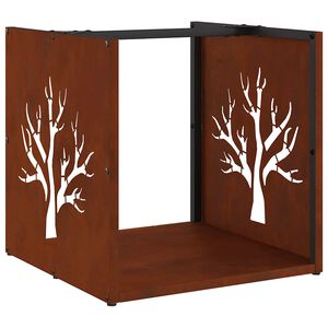 vidaXL malkinė lentyna 40x40x40 cm oro sąlygoms atsparus plienas