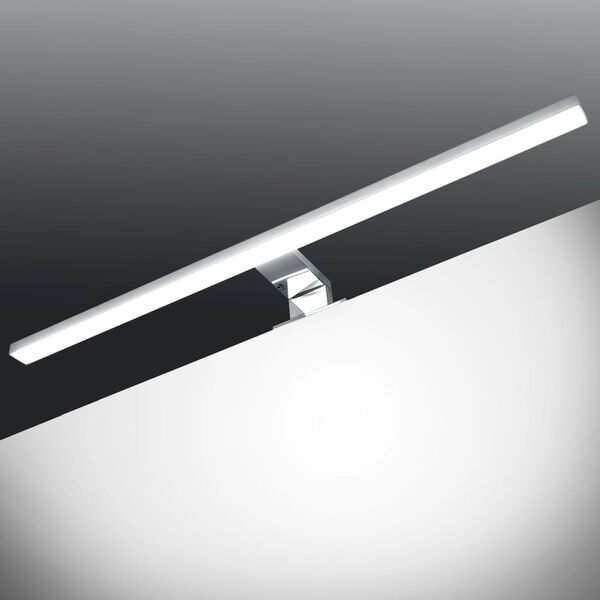 VidaXL Veidrodinis &scaron;viestuvas, 8W, &scaron;altos baltos spalvos