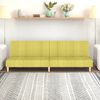 vidaXL Dvivietė sofa-lova, žalios spalvos, audinys