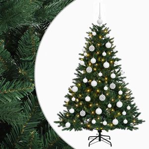 vidaXL Dirbtinė kalėdinė eglutė su rutuliuku 120 cm 150 LED