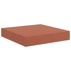 vidaXL Sieninė lentyna 4 vnt. Raudona 23 x 23,5 x 3,8 cm