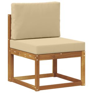 vidaXL Lauko Vidurinis Sofa Kietos akacijos mediena