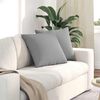 vidaXL Sofa Pagalvės 2 pcs Pilka 50 x 50 cm audinys