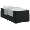 vidaXL Lovos rėmas Juoda 90 x 190 cm audinys
