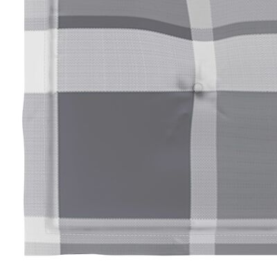vidaXL Bistro komplektas su languotomis pagalvėmis, 3 dalių, tikmedis