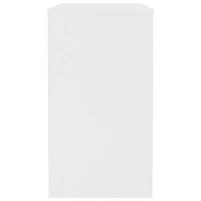 vidaXL Rašomasis stalas, baltos spalvos, 90x40x72 cm, MDP