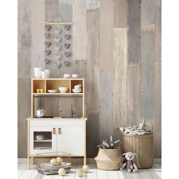 Grosfillex Sienų plytelės Accent, 9vnt., Amazonijos, 15,4x120cm