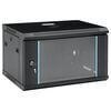 vidaXL Komutacinės spintos Black 600 x 450 x 375 mm Plienas