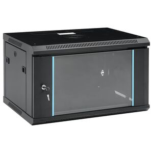 vidaXL 6U Sieninė komutacinė spinta, 600x450x350mm, 19", IP20