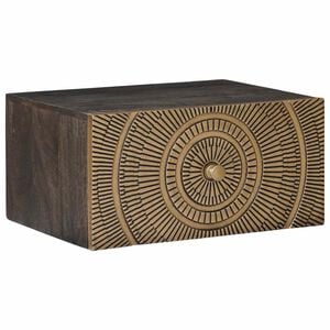 vidaXL Rankų darbo naktinė spintelė Kavos ruda 40 x 30 x 20 cm