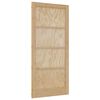 vidaXL Vidaus durys 93 x 202 cm fanera Natūrali