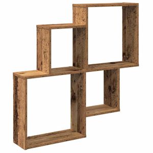 vidaXL sieninė lentyna Sena mediena 80x15x78,5 cm Inžinerinė mediena