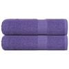 vidaXL Rank&scaron;luosčiai FROGN 2 vnt., violetiniai, 50x100 cm, 360 g/m&sup2;