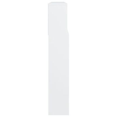 vidaXL Galvūgalis-spintelė, baltos spalvos, 220x19x103,5cm