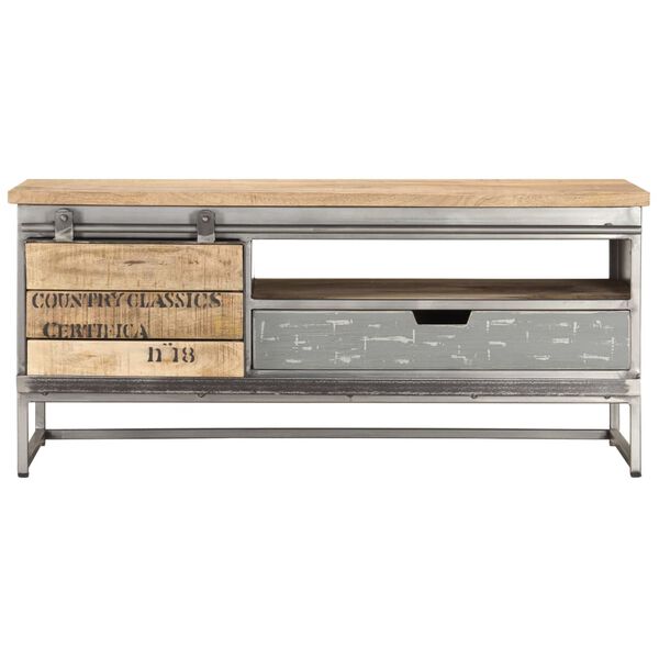 vidaXL Kavos staliukas, 90x45x40cm, mango medienos masyvas