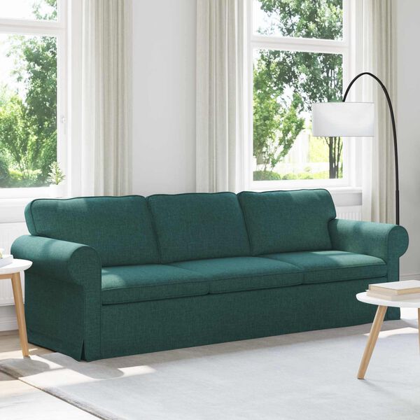 vidaXL Sofa Tamsiai žalia Bendri matmenys: 245 x 82 cm (P X G x A)