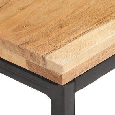 vidaXL Šoninis staliukas, 40x40x35cm, akacijos medienos masyvas