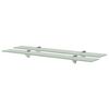 vidaXL Pakabinamos lentynos, 2vnt., 70x10cm, stiklas, 8mm (243774x2)