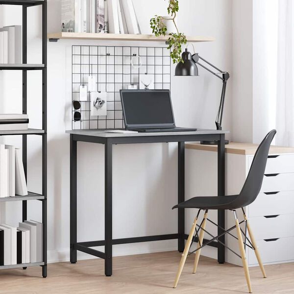 vidaXL staliuku Pilkas Sonoma 100 x 50 x 76,5 cm