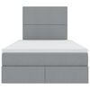 vidaXL Lova su daiktų laikymo vieta ir čiužiniu 120 x 200 cm