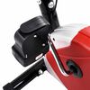 vidaXL Dviratis treniruoklis su pasipriešinimo diržu, raudonos spalvos