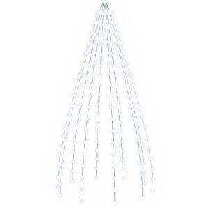 vidaXL Kalėdų eglutės lemputės 180 LED &Scaron;alta balta 180 cm