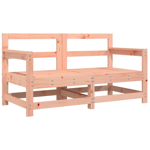 vidaXL Sodo kėdės su pagalvėlėmis, 2vnt., douglas eglės masyvas