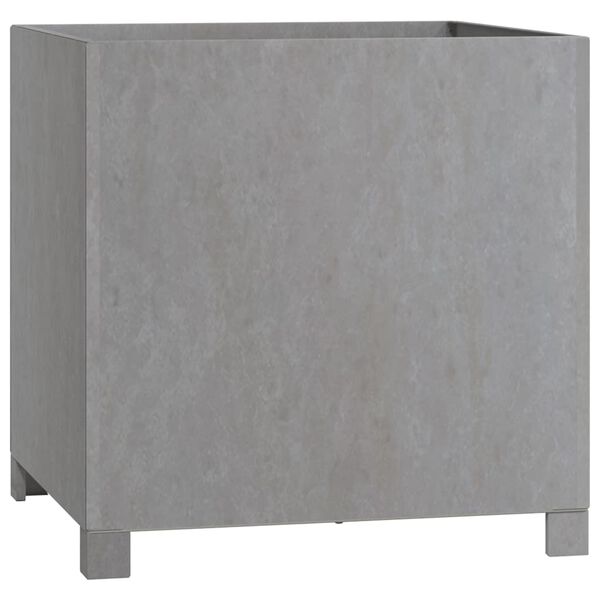 vidaXL Loveliai su kojelėm, 2vnt., rūdžių, 50x50x50cm, Corten plienas