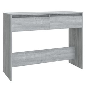 vidaXL Konsolinis staliukas, pilkas ąžuolo, 100x35x76,5cm, mediena